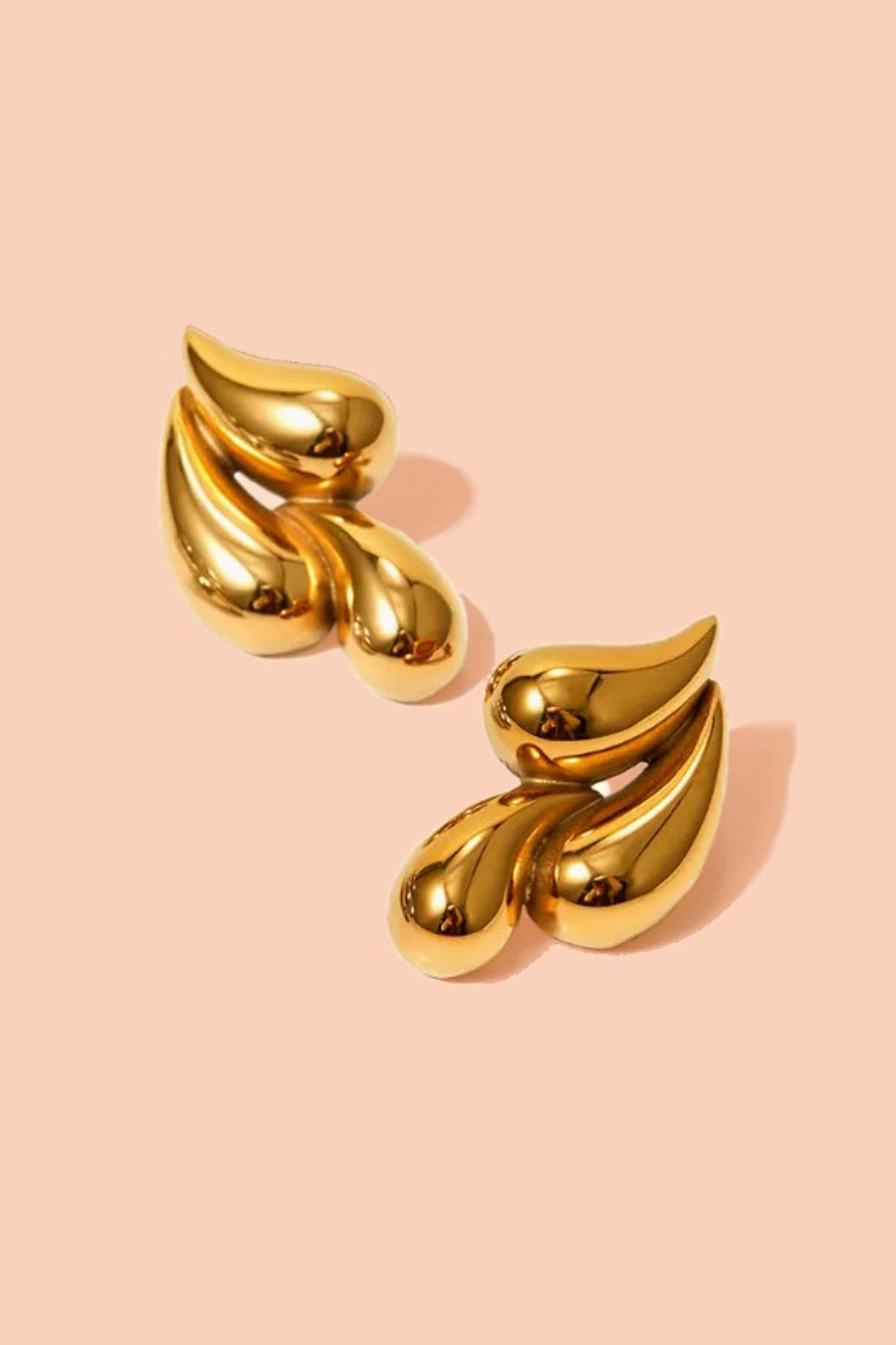 Lightweight gold plated earrings that are a fun addition to your wardrobe. These better than basic earrings will make any outfit shine a little brighter.