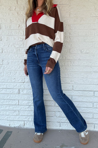 With a 10" rise and 29" inseam, these medium wash Letter to Juliet jeans have a slight stretch that moves with you and keeps its shape all day. The classic cut and tapered waistline create the perfect fit. Plus, with five pockets, you'll have plenty of space for all your essentials. These jeans are a dream come true!