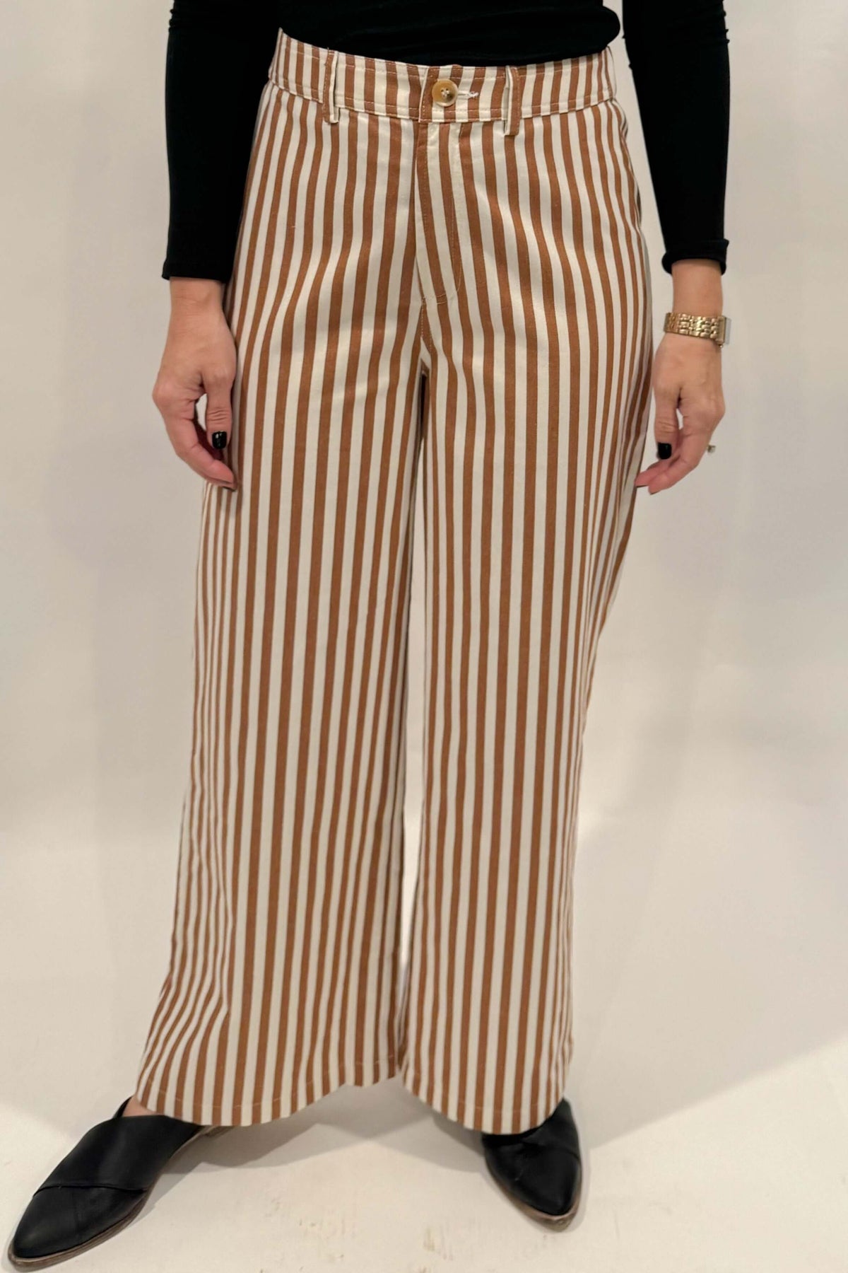 Striped Wide Leg Pants