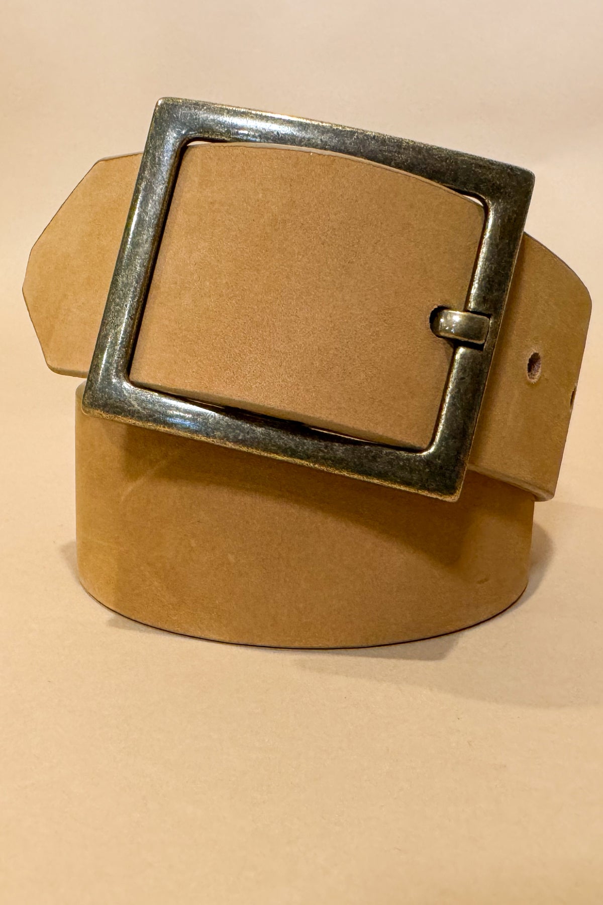 Fawn Leather Belt