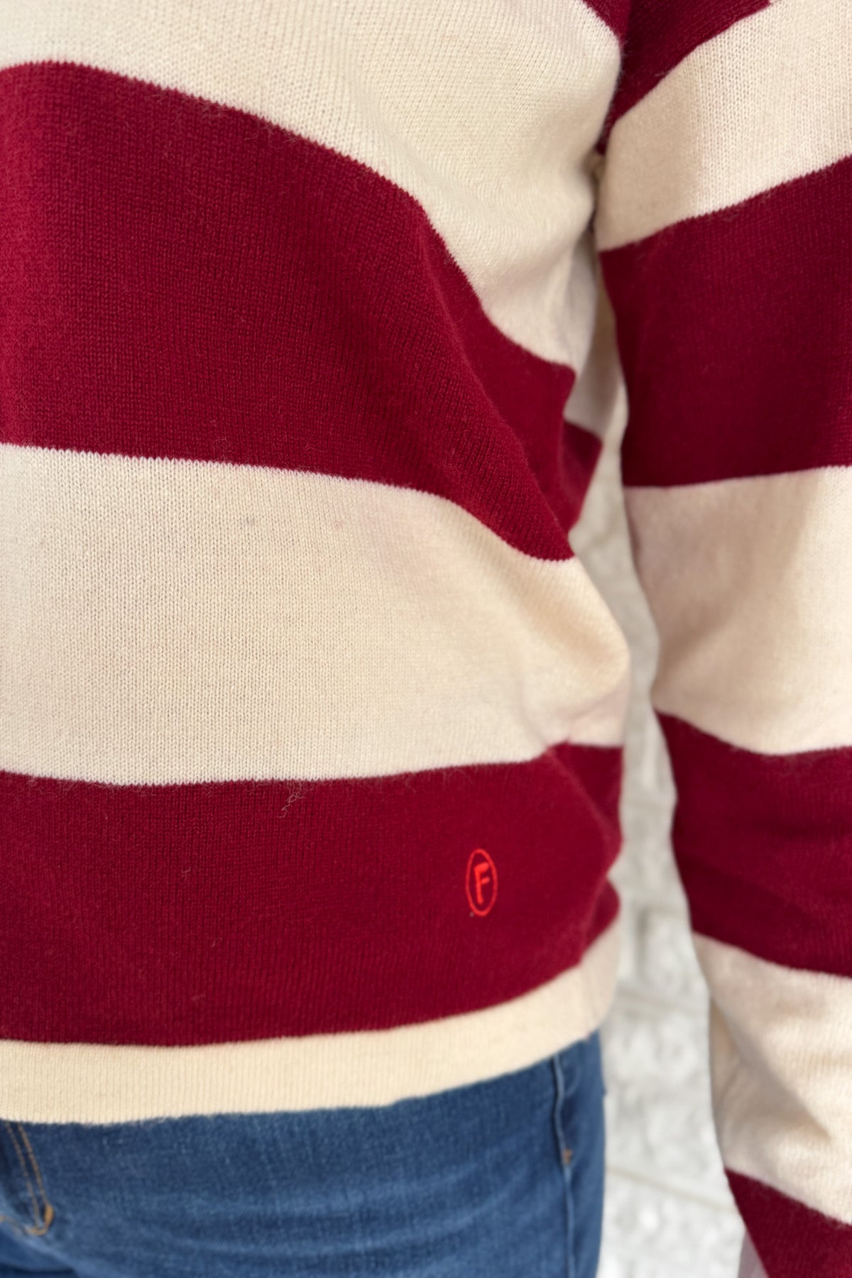 Easy, cozy, and polished all in one! This striped henley sweater brings that relaxed, lived in feel with a soft knit and an easy drape that looks great half tucked or worn loose. The collar and button front add a little structure, so you can wear it for everyday plans or dress it up with denim and boots. Designed to fit loose when you choose your true size, it gives you that effortless, comfortable fit without feeling oversized. A great grab and go layer for cooler mornings, casual days, and easy weekend st