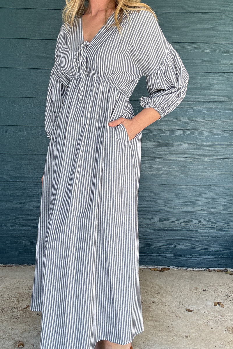 Get beach-ready with our To the Beach Dress! This lightweight and unlined dress offers the perfect arm coverage and a flattering maxi fit. Throw it on for a day out in the sun or as a stylish cover-up. No matter how you wear it, this dress has got you covered (literally)!