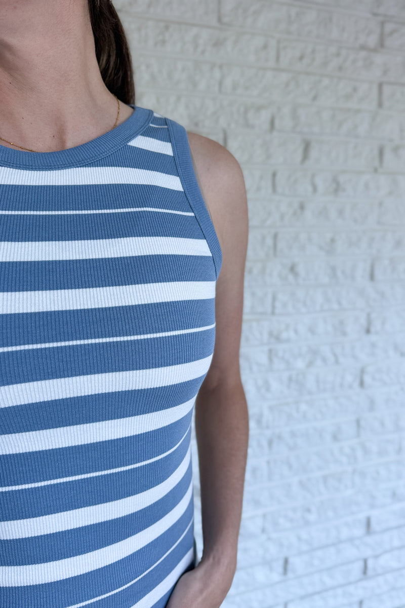 butter yellow tank top women, ribbed fitted tank top, soft stretch tank top, modal cotton spandex tank, everyday basic tank women, waist length tank top, quality women's clothing, sustainable fashion basics