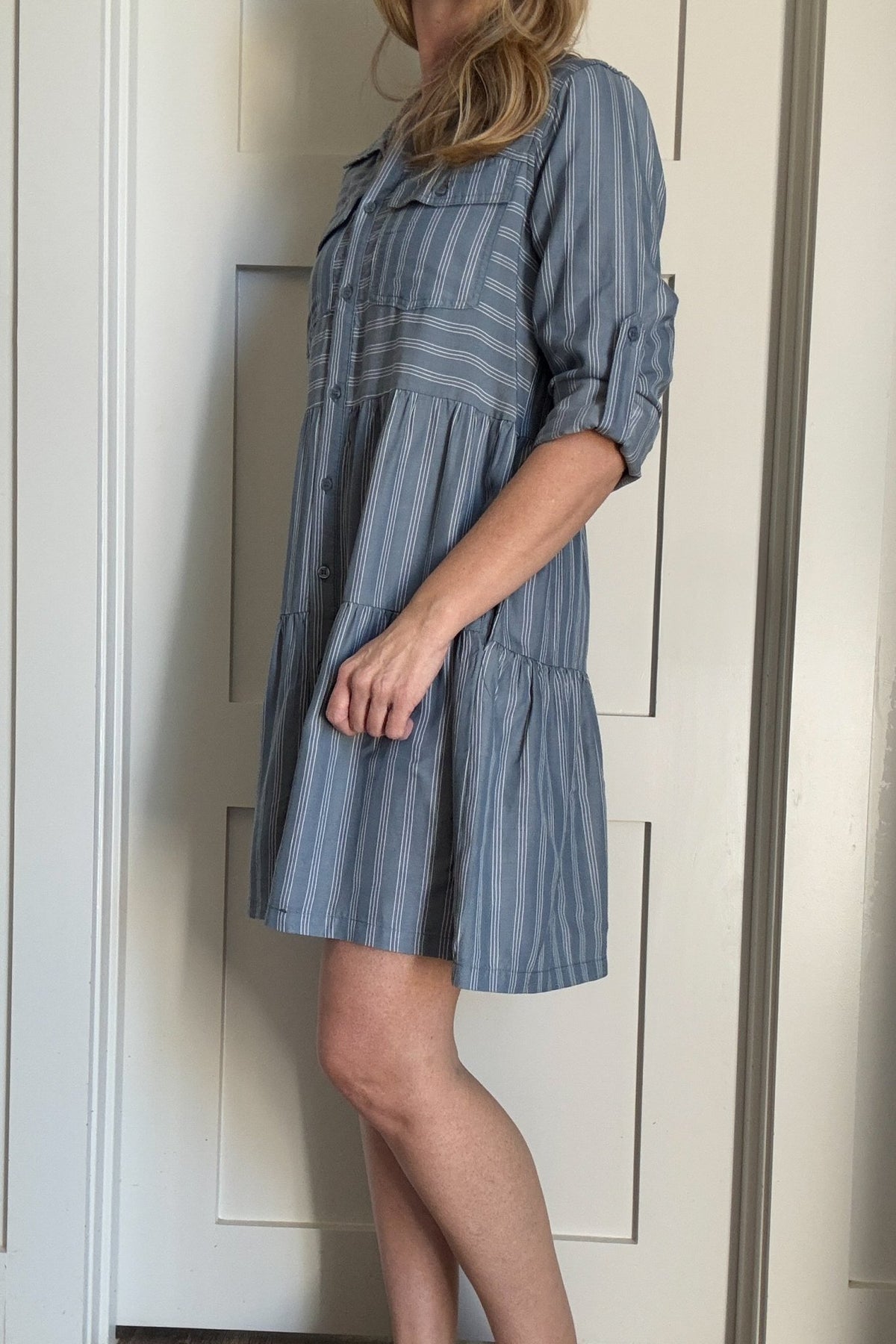 Breezy Blue Dress - Cotton & Cashmere