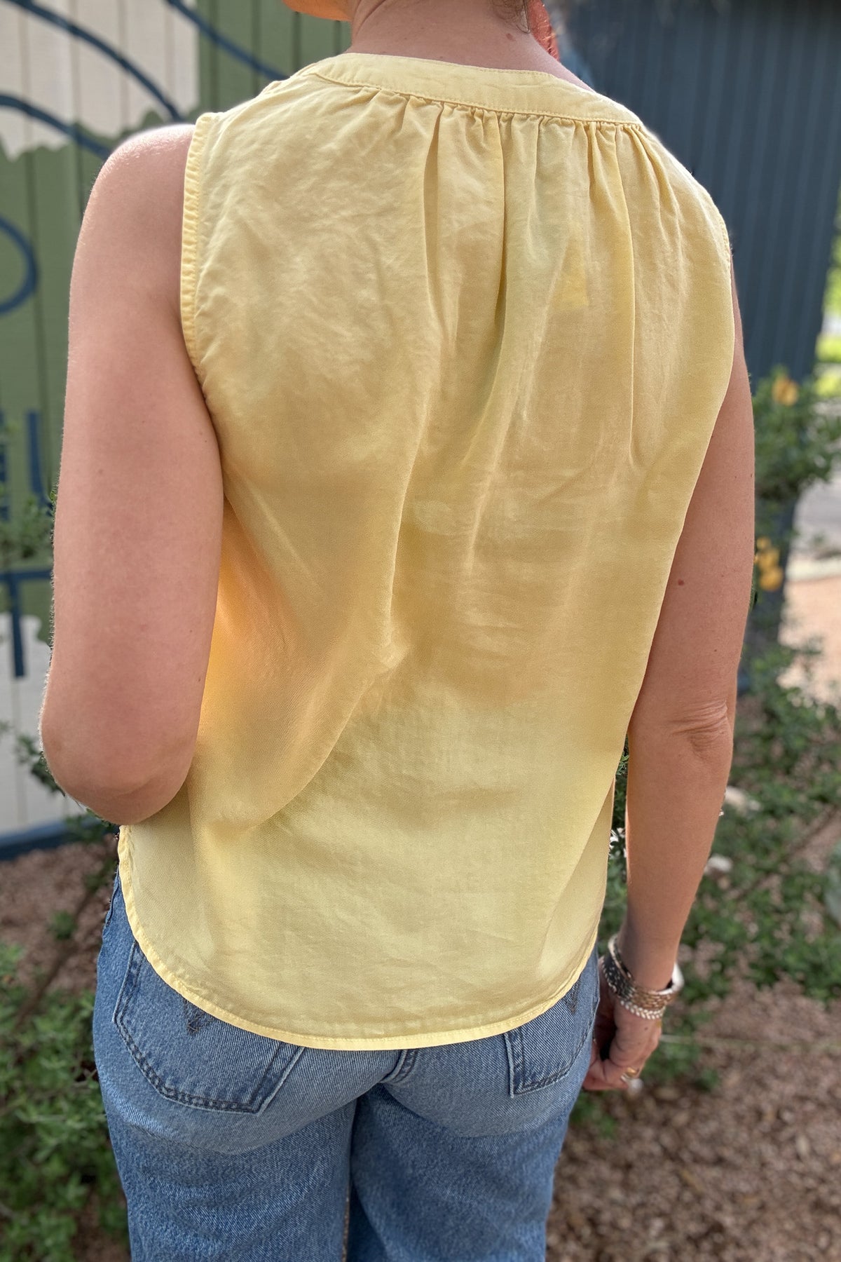 women’s clothing near me, clothing store near me, Blanco TX boutique, sleeveless blouse women, split neck top, casual women’s tops, easy to wear clothing, shop women’s clothing online, ships from Texas, quality women’s clothing