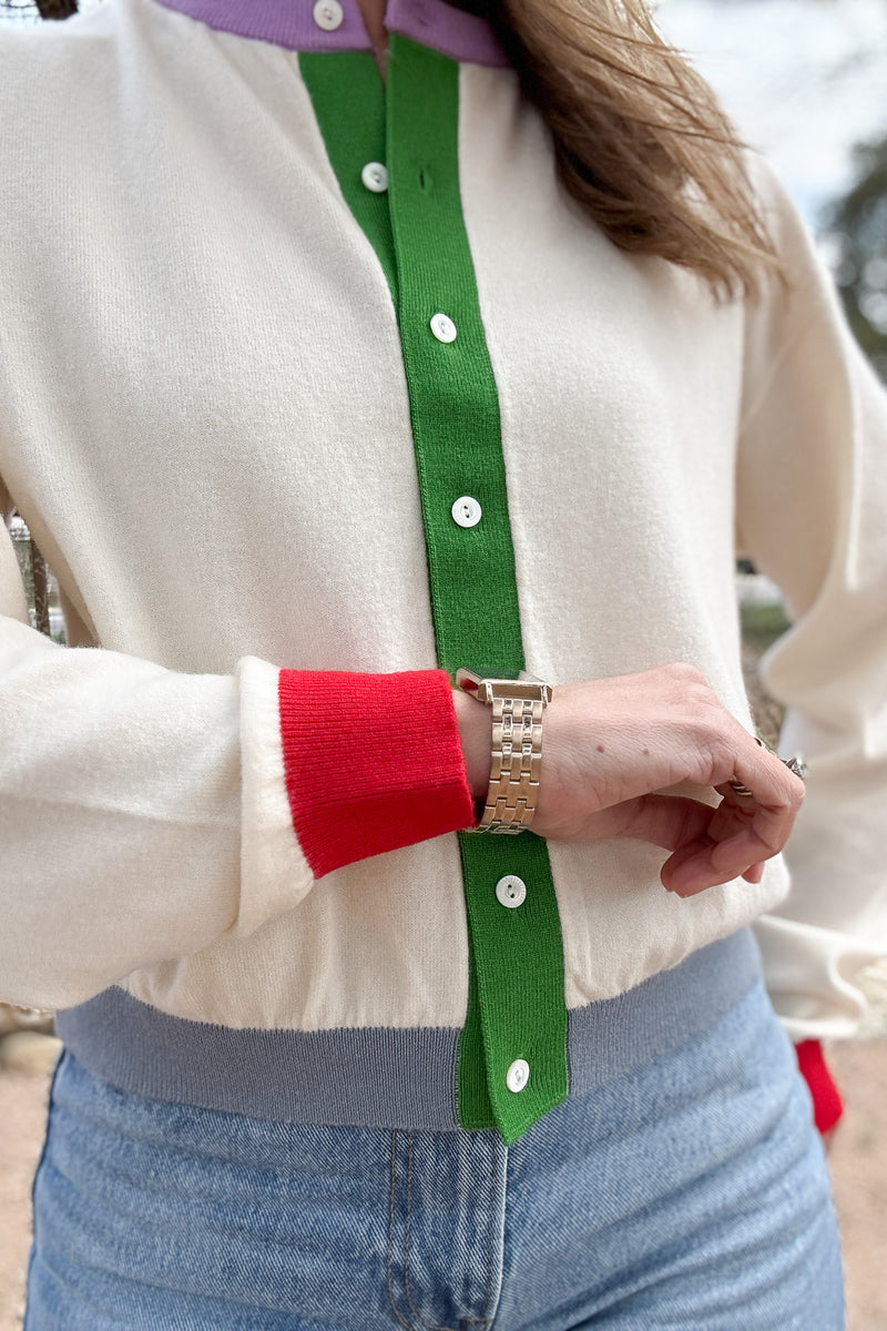 An easy layer you will reach for daily. This FRNCH cardigan feels incredibly soft with a lightweight, cozy texture that works across seasons. Designed for effortless styling, it pairs well with denim, dresses, or simple basics for an elevated everyday look. Women's fashion boutique Blanco Texas