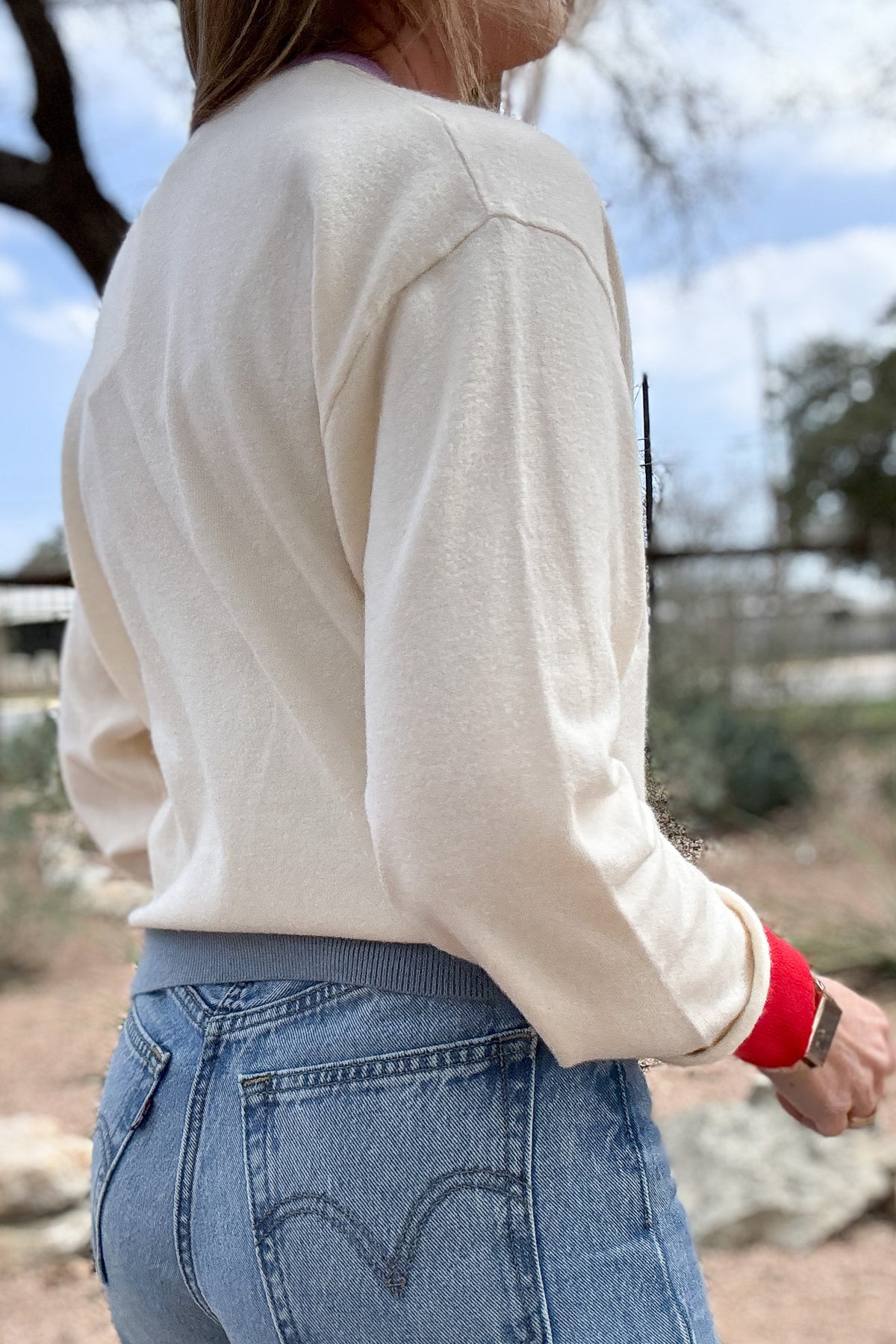 An easy layer you will reach for daily. This FRNCH cardigan feels incredibly soft with a lightweight, cozy texture that works across seasons. Designed for effortless styling, it pairs well with denim, dresses, or simple basics for an elevated everyday look. Womens fashion boutique blanco texas