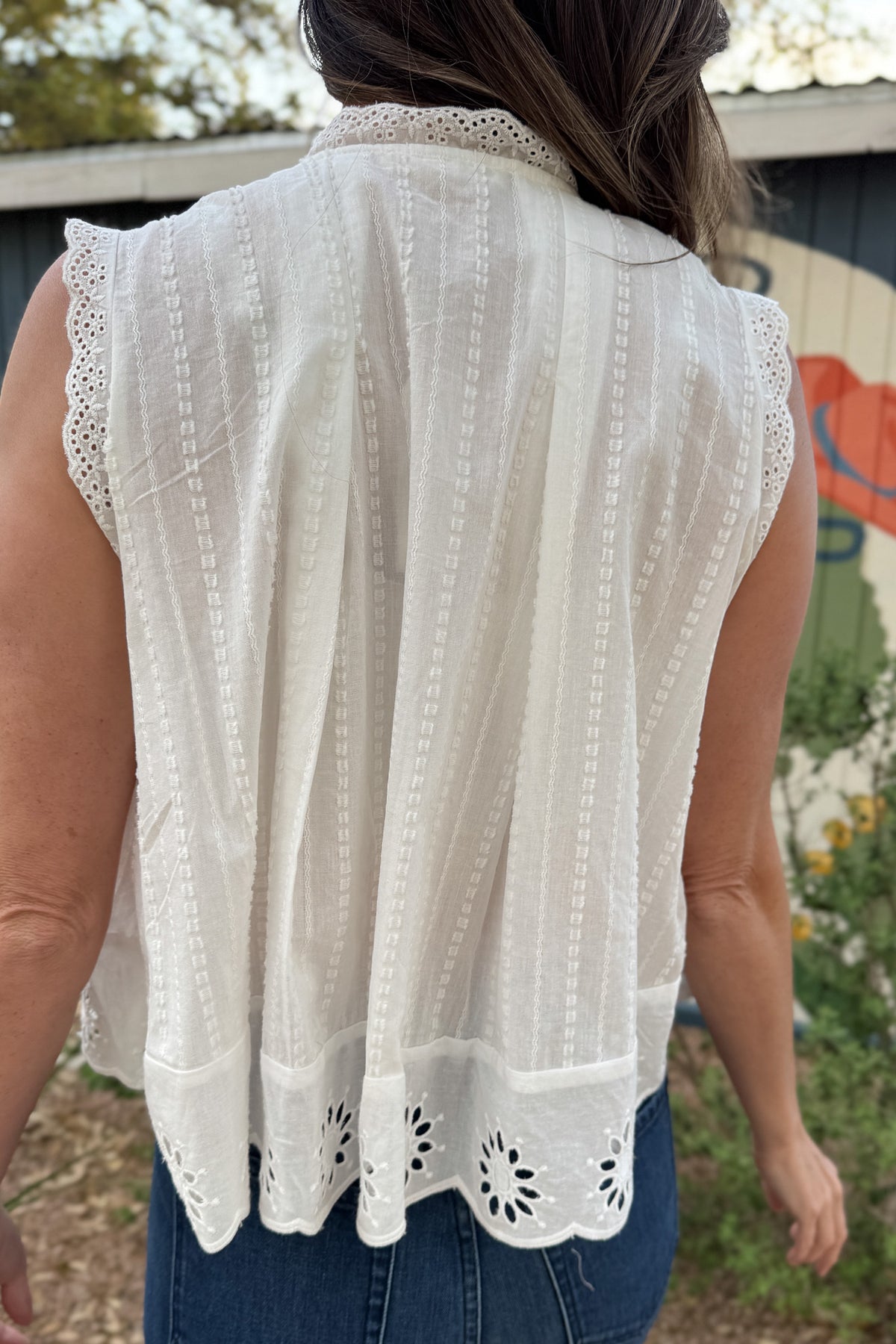 women’s 100 percent cotton top breathable everyday style boutique Blanco Texas