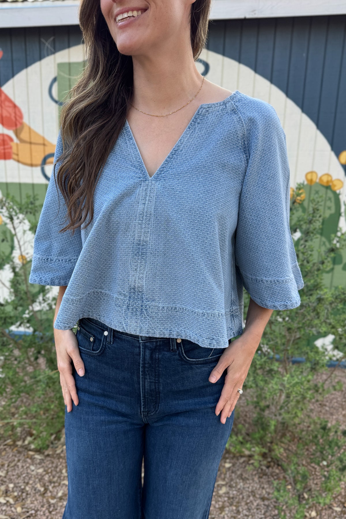 soft cotton women’s shirt effortless casual style ships from Texas boutique