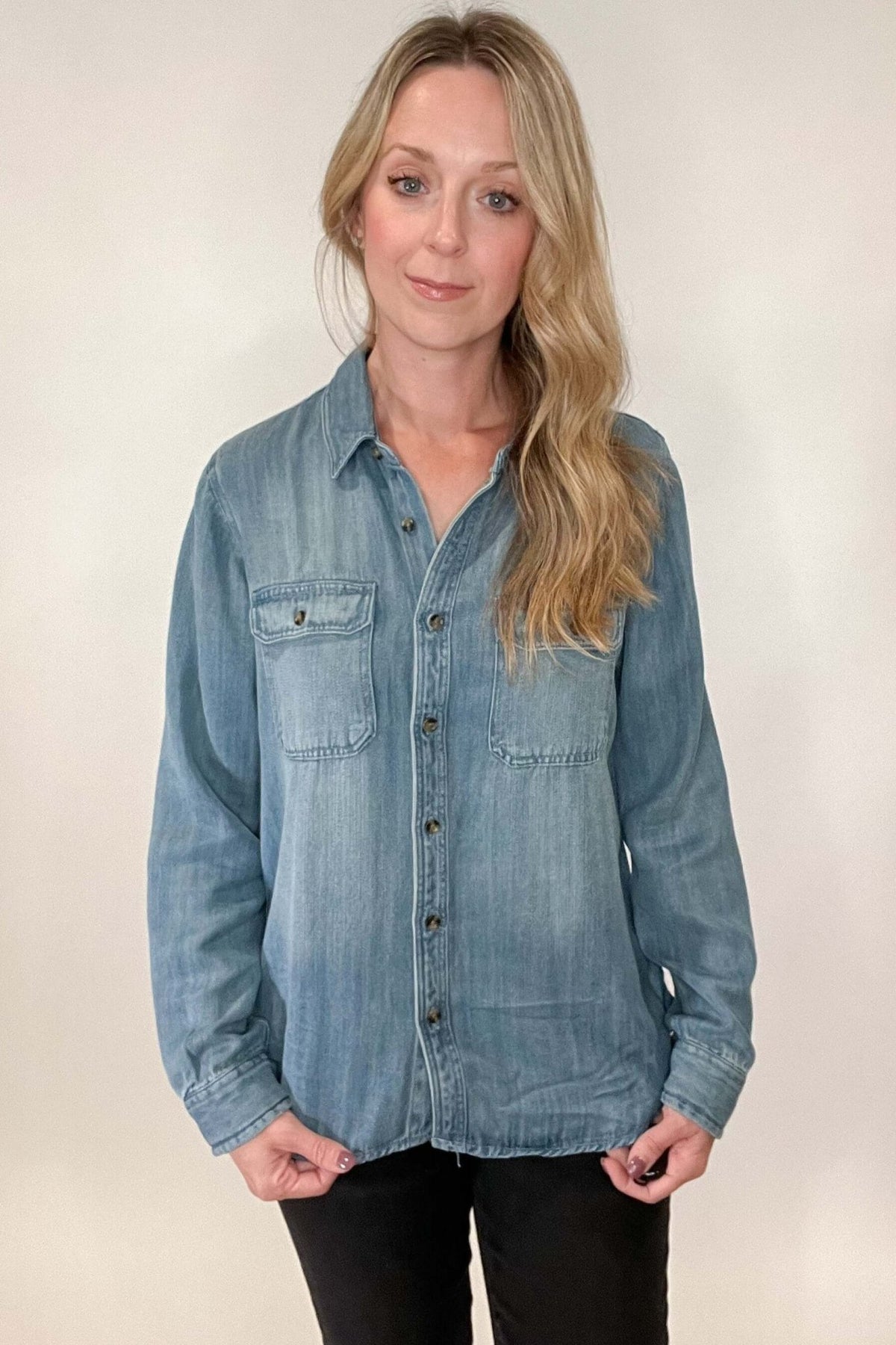 Essential Denim Shirt - Cotton & Cashmere