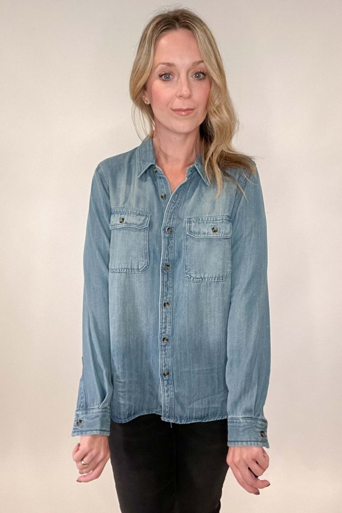 Essential Denim Shirt - Cotton & Cashmere