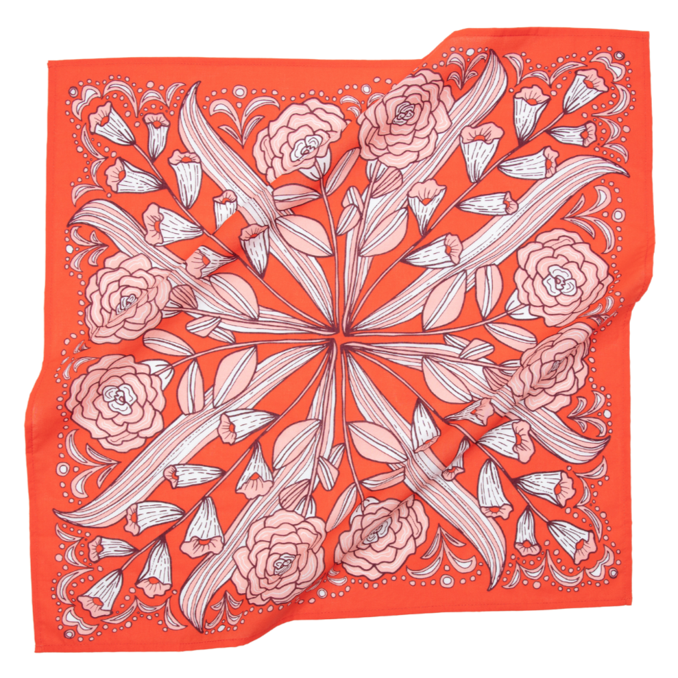 Handker bandana, women’s bandana, boutique bandana, cotton bandana, women’s accessories, easy outfit accessory, Cotton and Cashmere, Blanco Texas boutique  