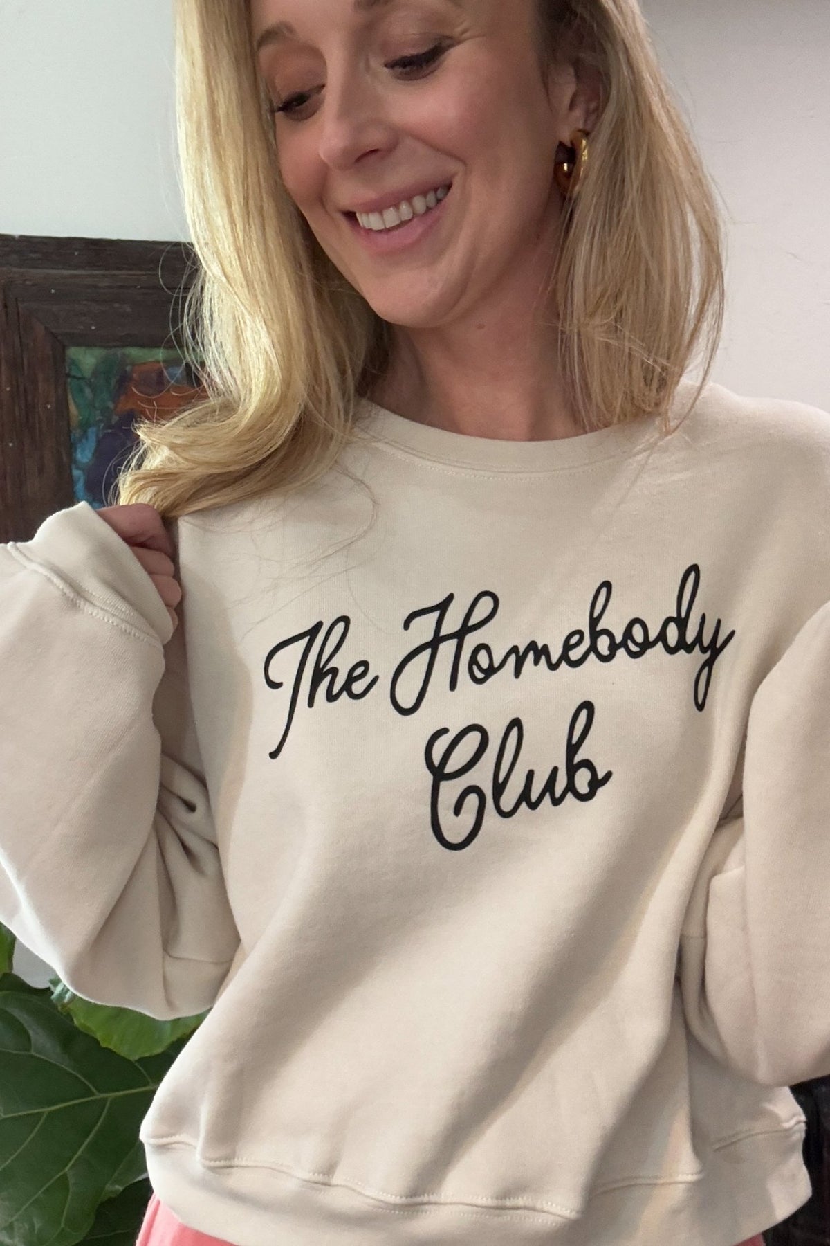 Homebody Club Sweatshirt - Cotton & Cashmere