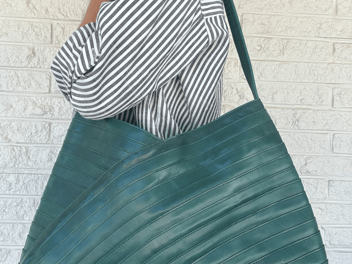 leather bag fair trade shop in blanco texas