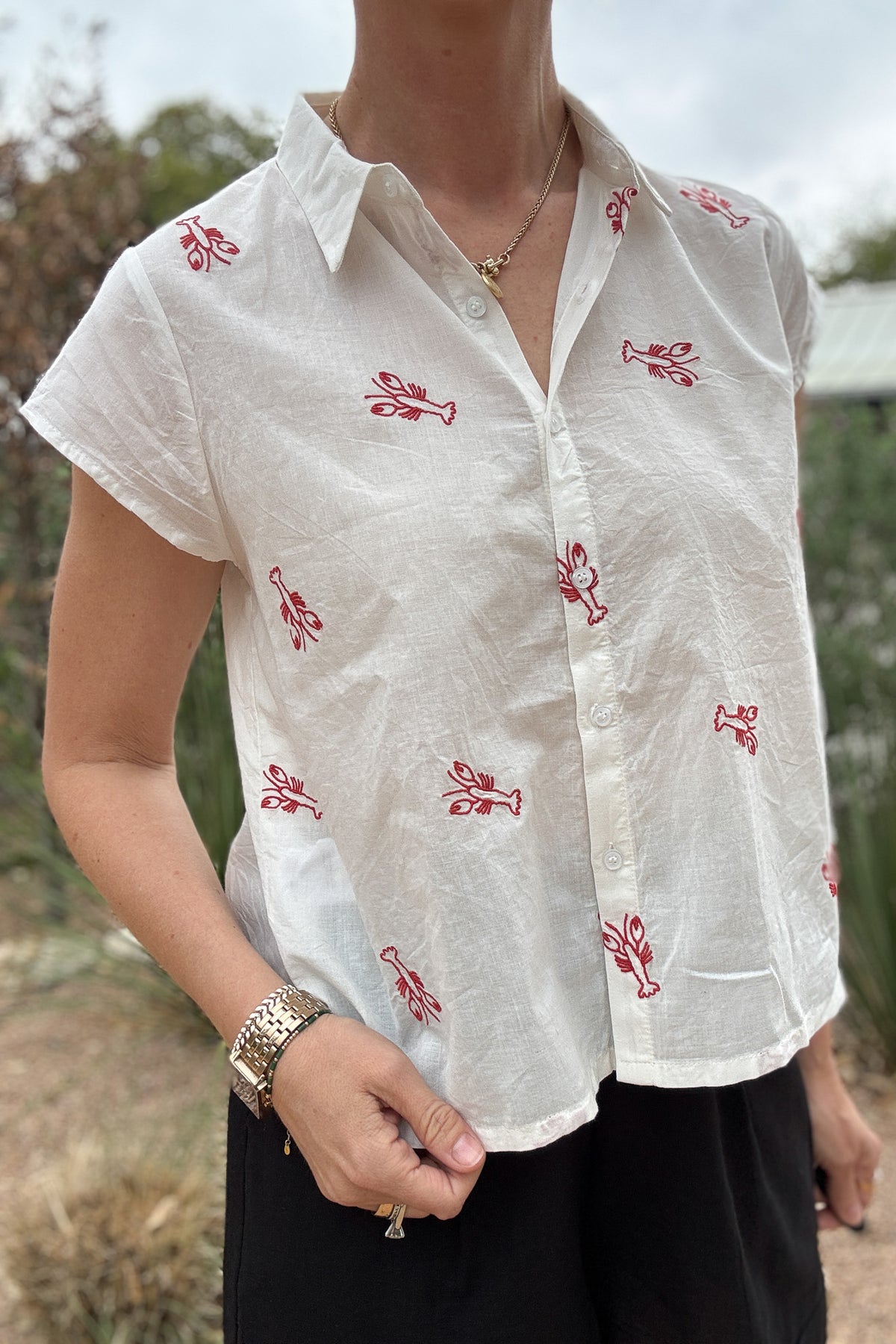 women’s 100 percent cotton top breathable everyday style boutique Blanco Texas