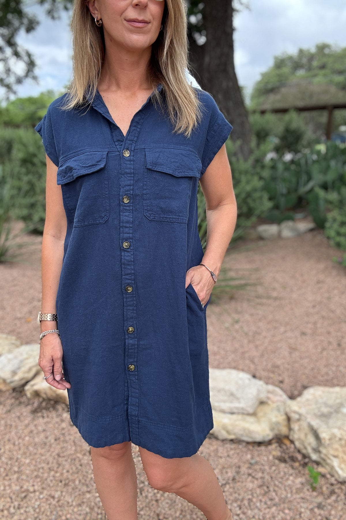 100% linen dress
linen button up dress
navy linen dress
women’s linen dress
short sleeve linen dress
linen dress with pockets
casual linen dress
button front dress
easy summer dress
natural fabric dress
effortless style boutique
Cotton and Cashmere Blanco Texas
women’s clothing boutique Blanco TX
Blanco Texas boutique shopping
women’s fashion Blanco TX