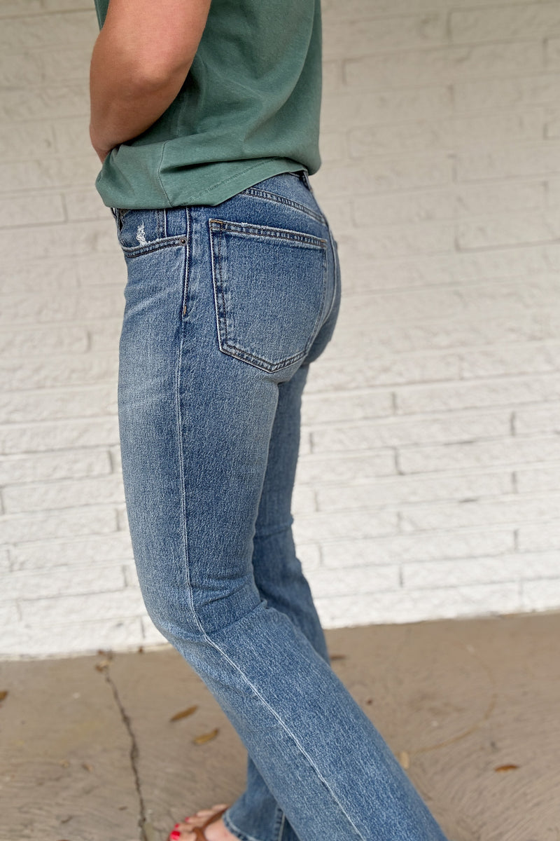 classic women’s jeans high rise cotton denim Cotton and Cashmere Texas