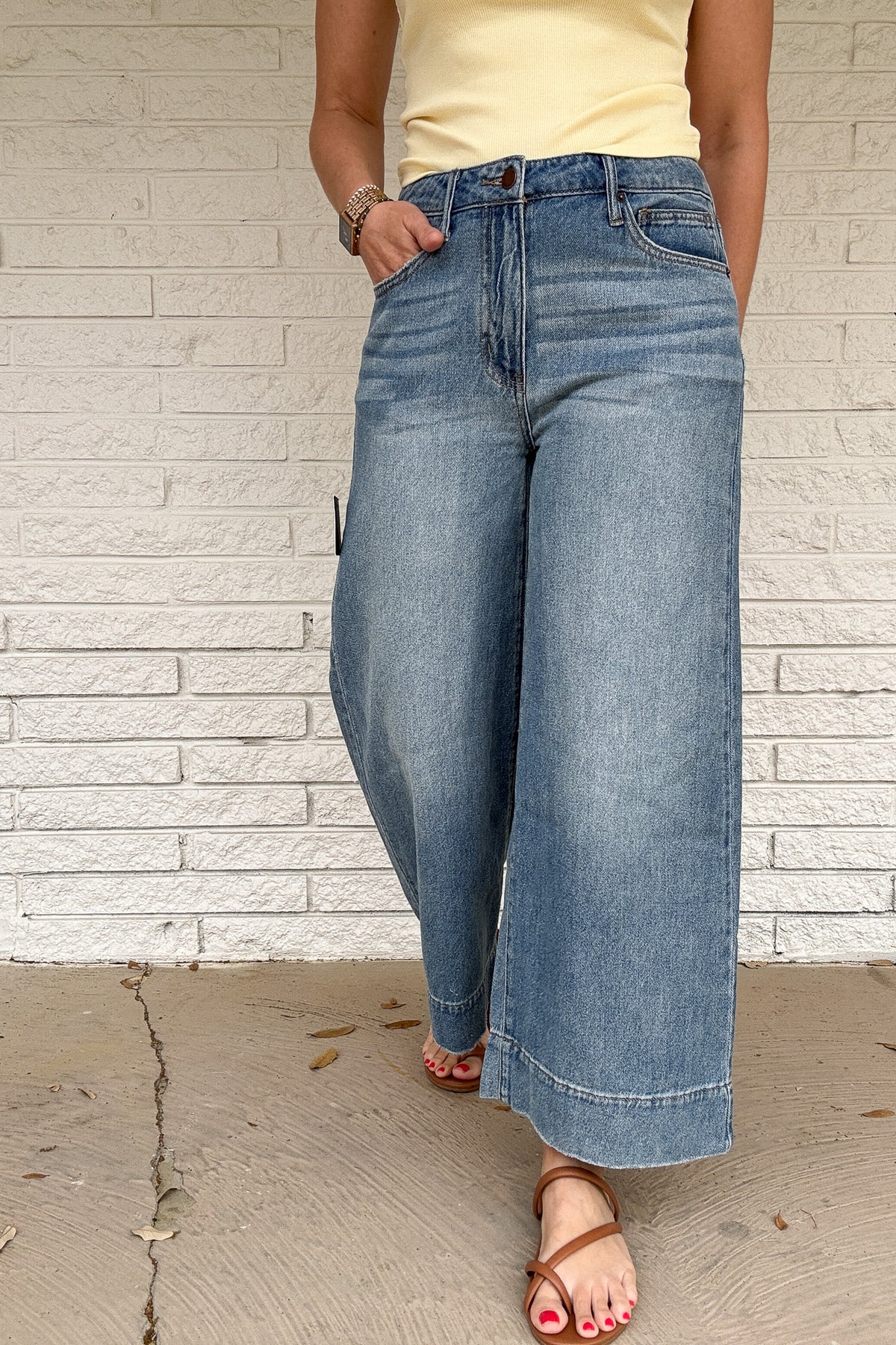 women’s denim jeans cotton blend effortless everyday style boutique Blanco Texas