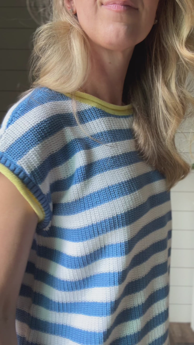 preppy sunny day top fit video