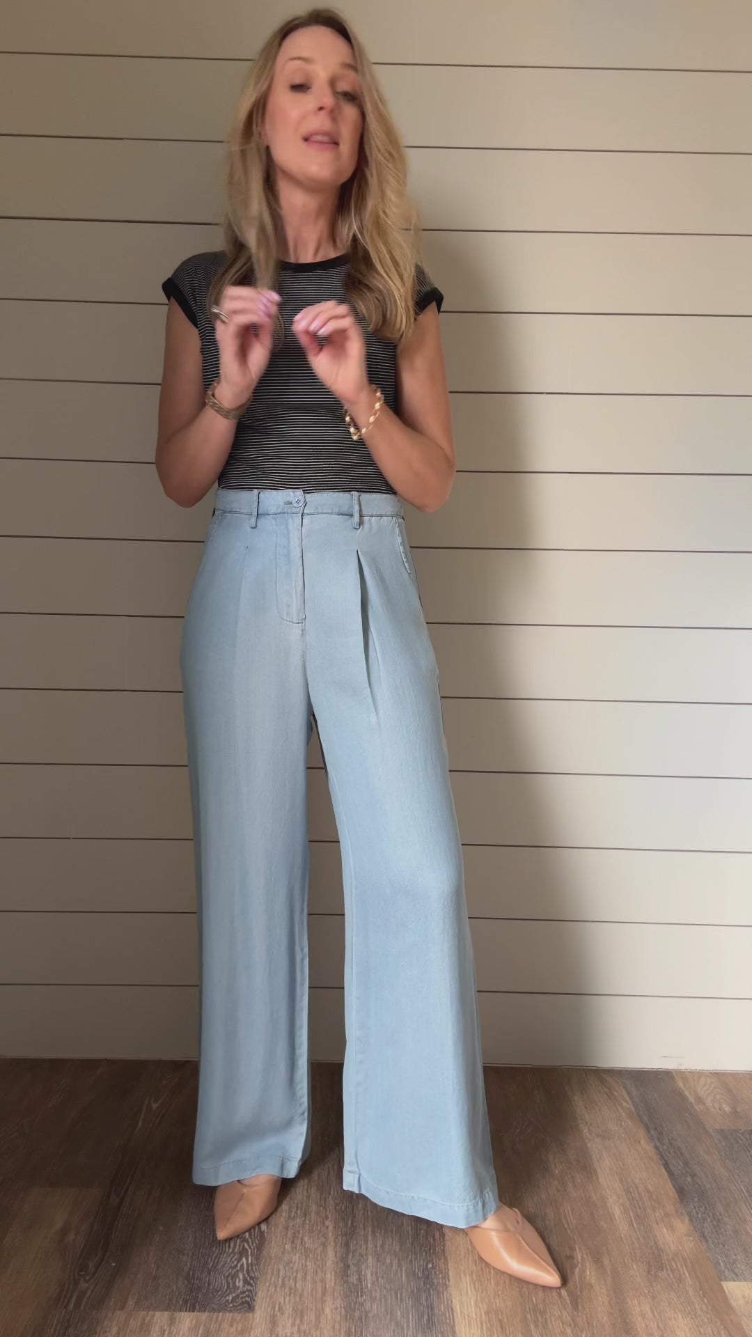 fit video for sadie and sage tencel pants