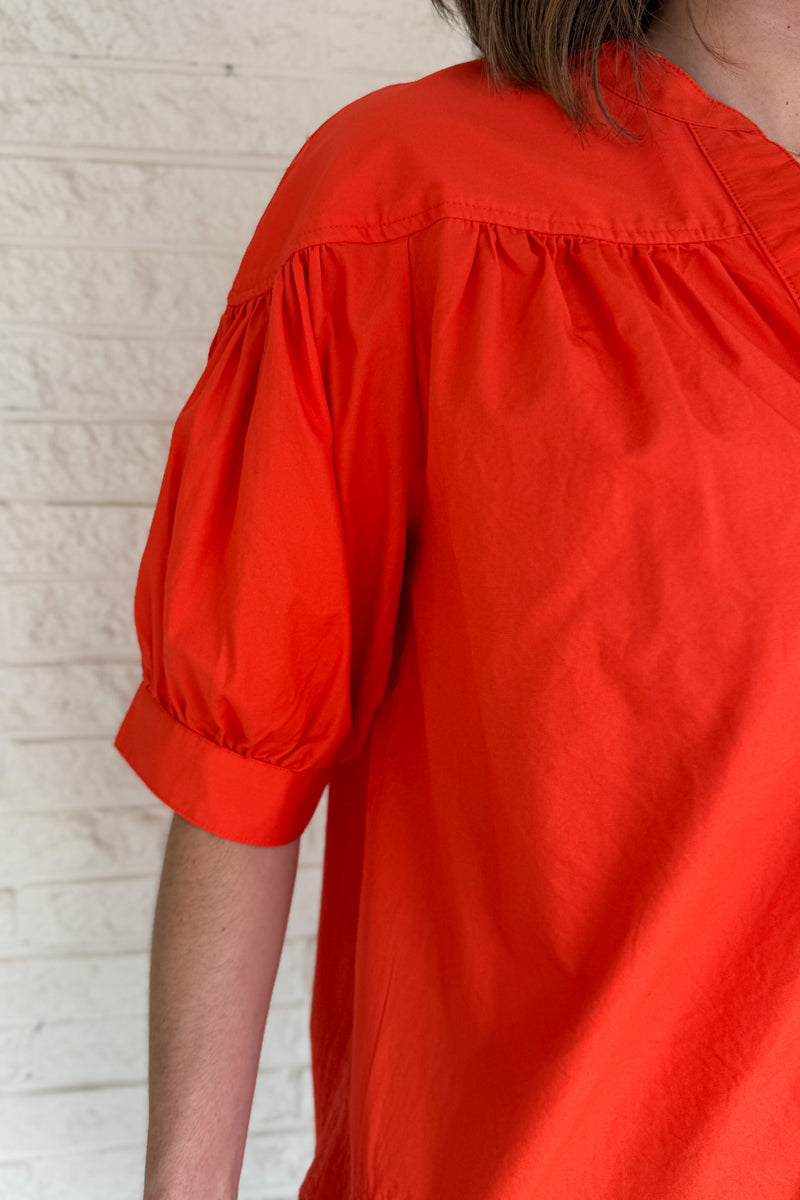 women’s cotton fashion, split neck cotton blouse, boutique clothing store near me, women’s casual tops online, lightweight cotton blouse, women’s clothing boutique Texas, polished everyday women’s fashion