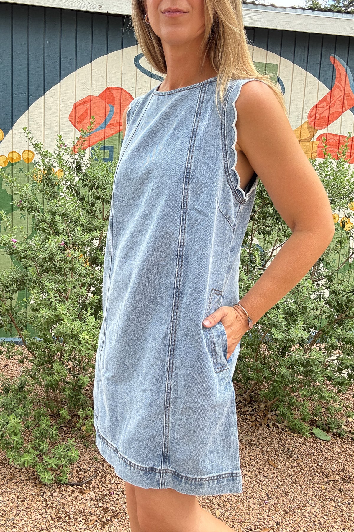 Vito Tie Back Dress Small