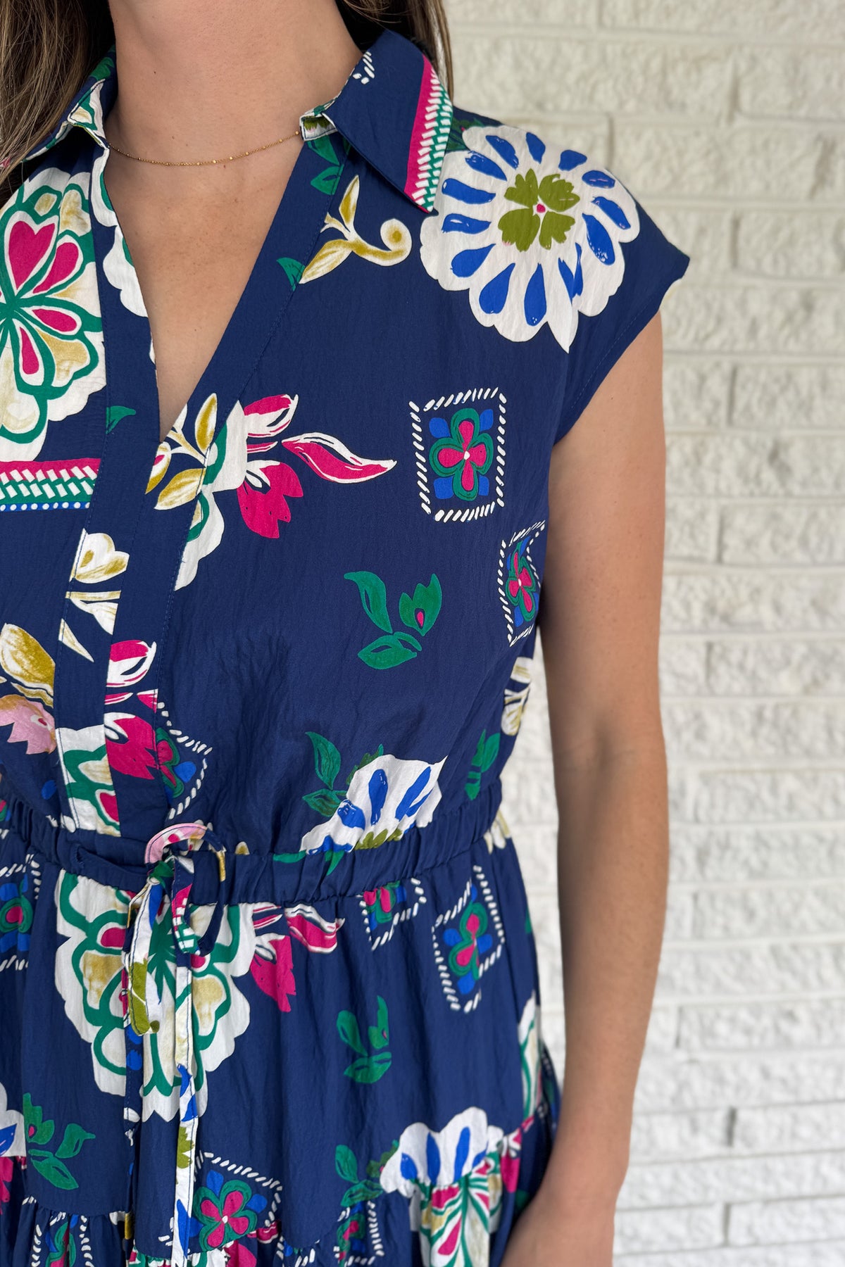 Coastal Blooms Dress Large