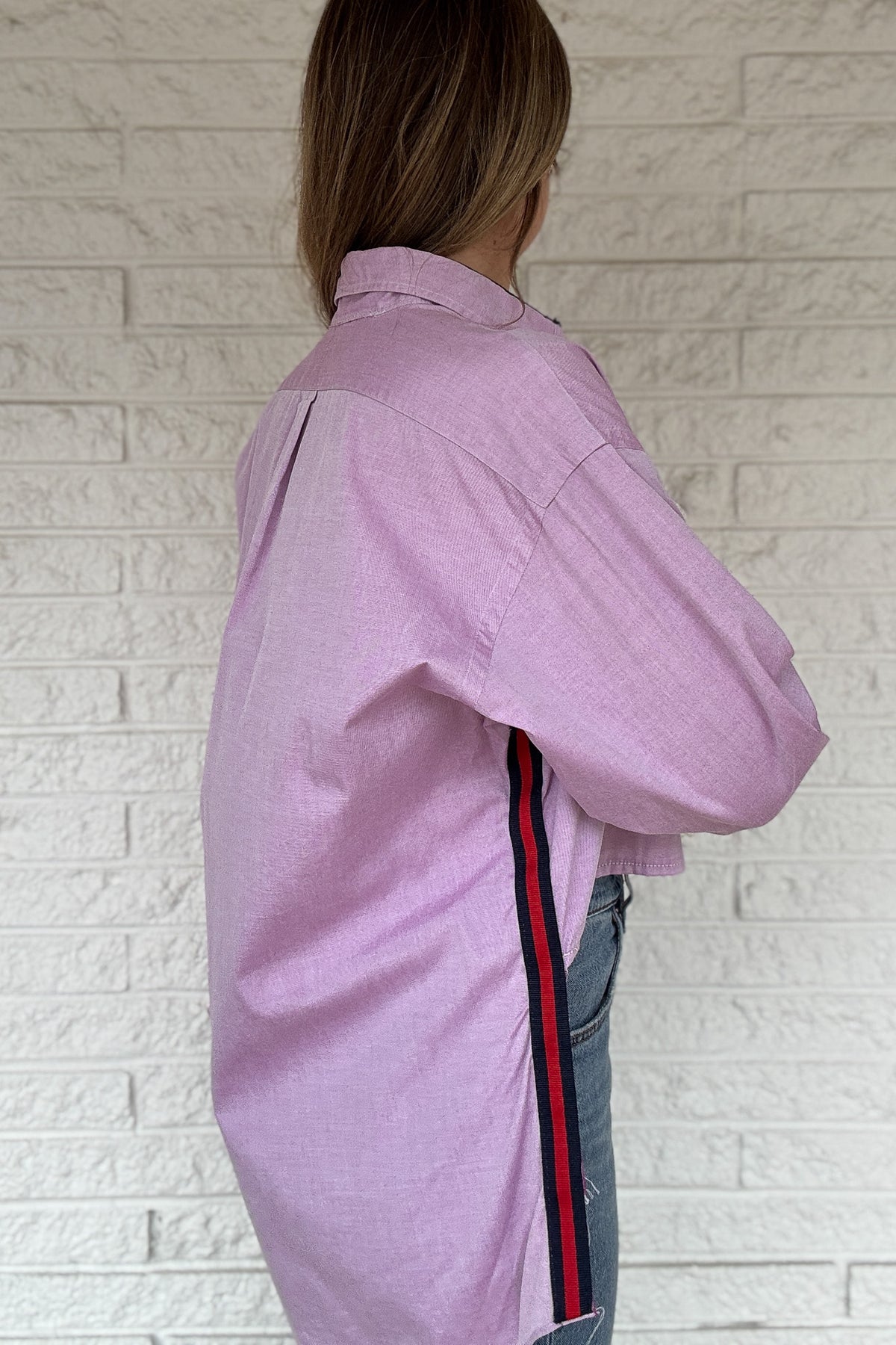 shops in blanco texas, boutique in blanco texas, quality clothing, women's fashion in blanco texas, pink ralph lauren shirt