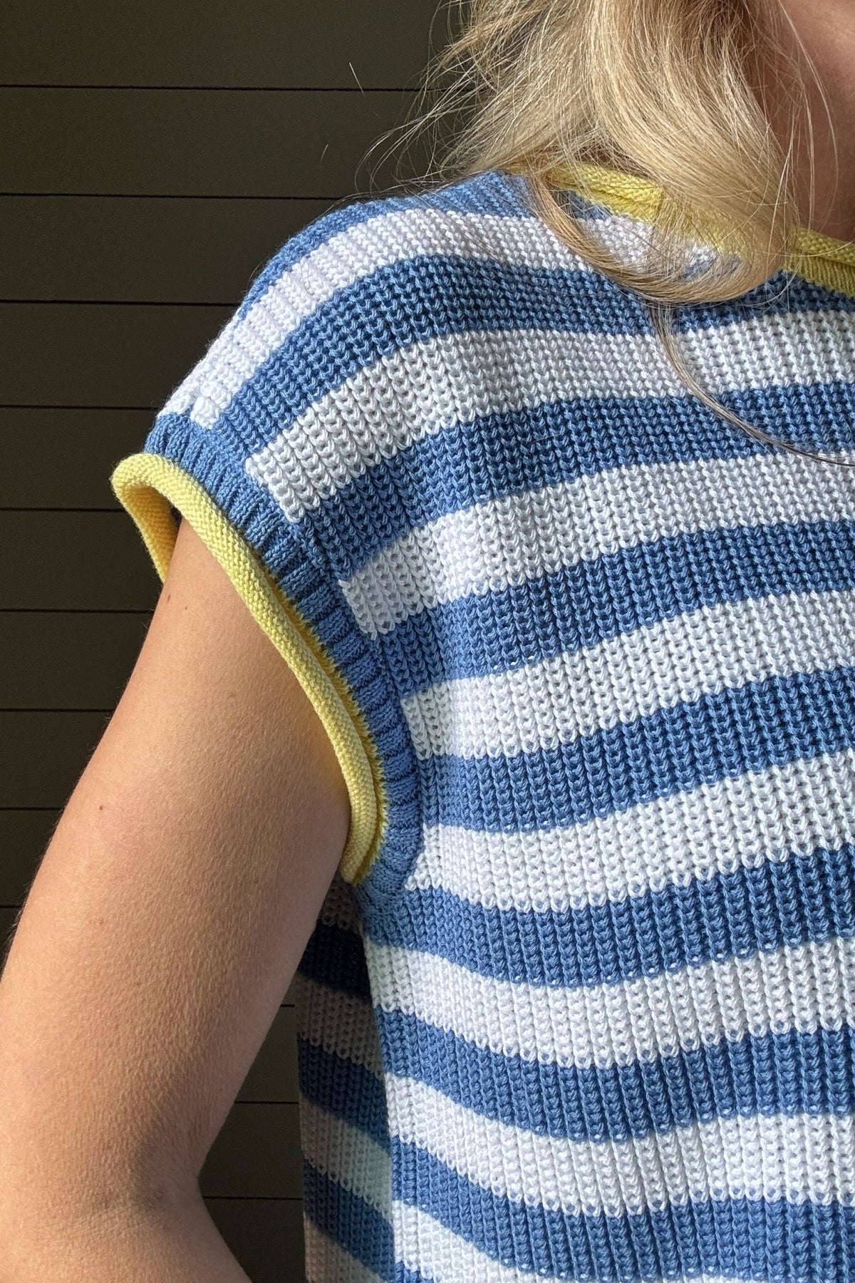 Sunny Day Knit Top - Cotton & Cashmere