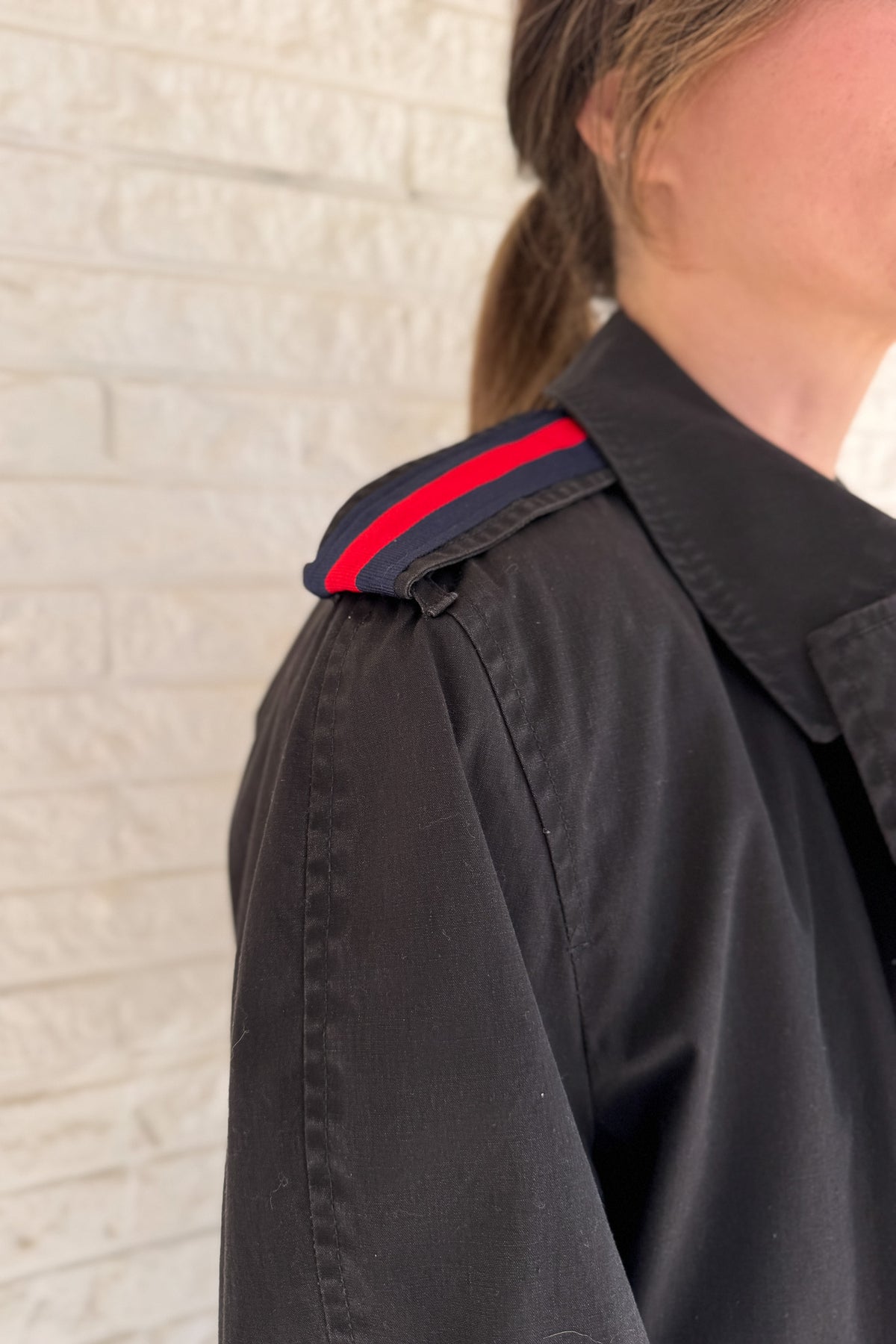 The Von Jacket by Vonvie is a one of a kind upcycled men’s jacket reworked for everyday wear. This piece blends classic structure with unique, thoughtful details for a look that feels effortless but elevated. Designed to layer easily, it features a removable fur lining for versatile wear through changing seasons. Grosgrain ribbon accents at the cuffs add a subtle pop of contrast and an unexpected design detail that sets this jacket apart.