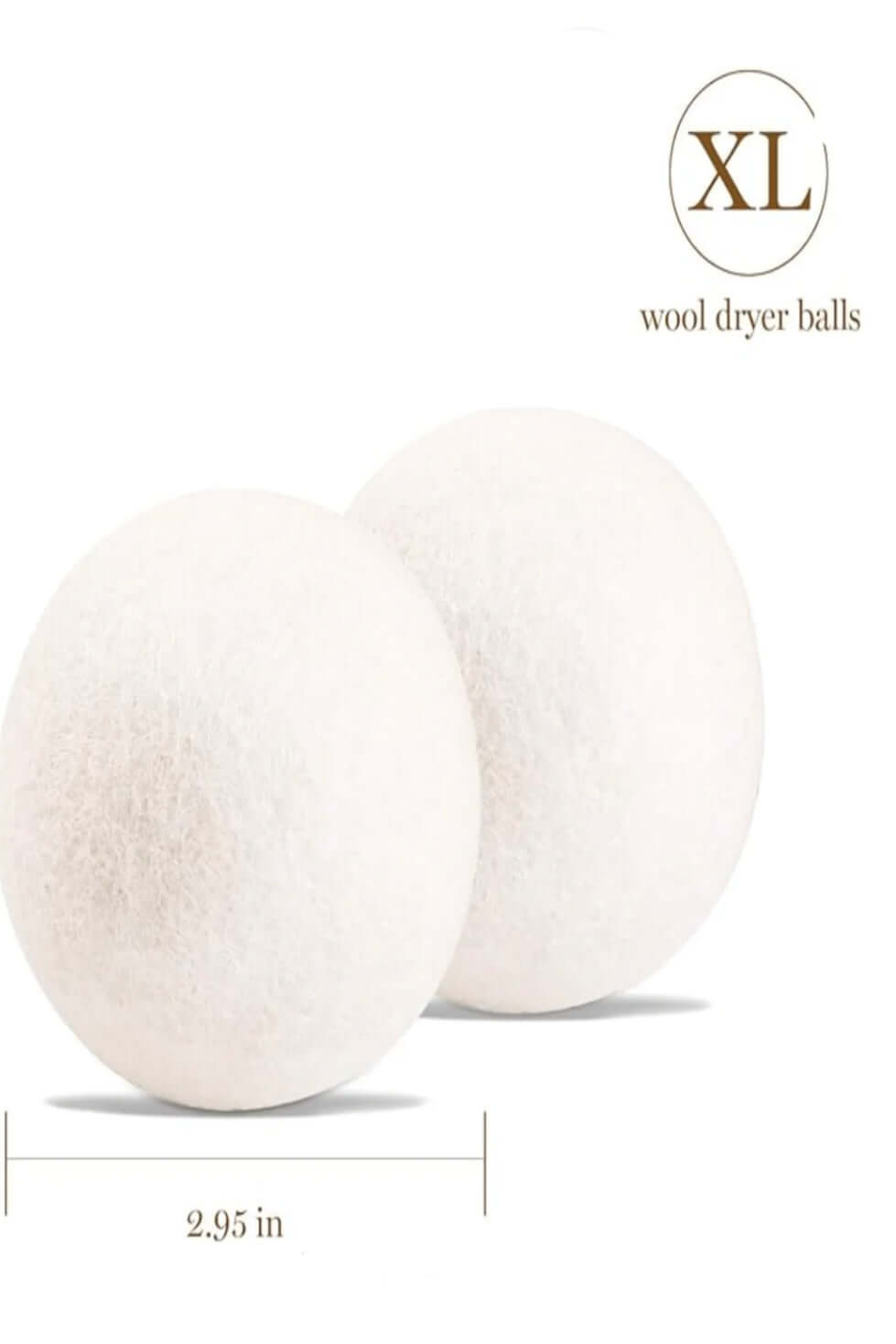 Our 2 pack of XL wool dryer balls are organic, chemical free, reusable and a natural fabric softener for your clothes.

Scent your dryer balls with the Thomas Blonde Essential 3 in 1 Volumizer Oil for a scent boost to your favorite Thomas Blonde scented laundry detergent.